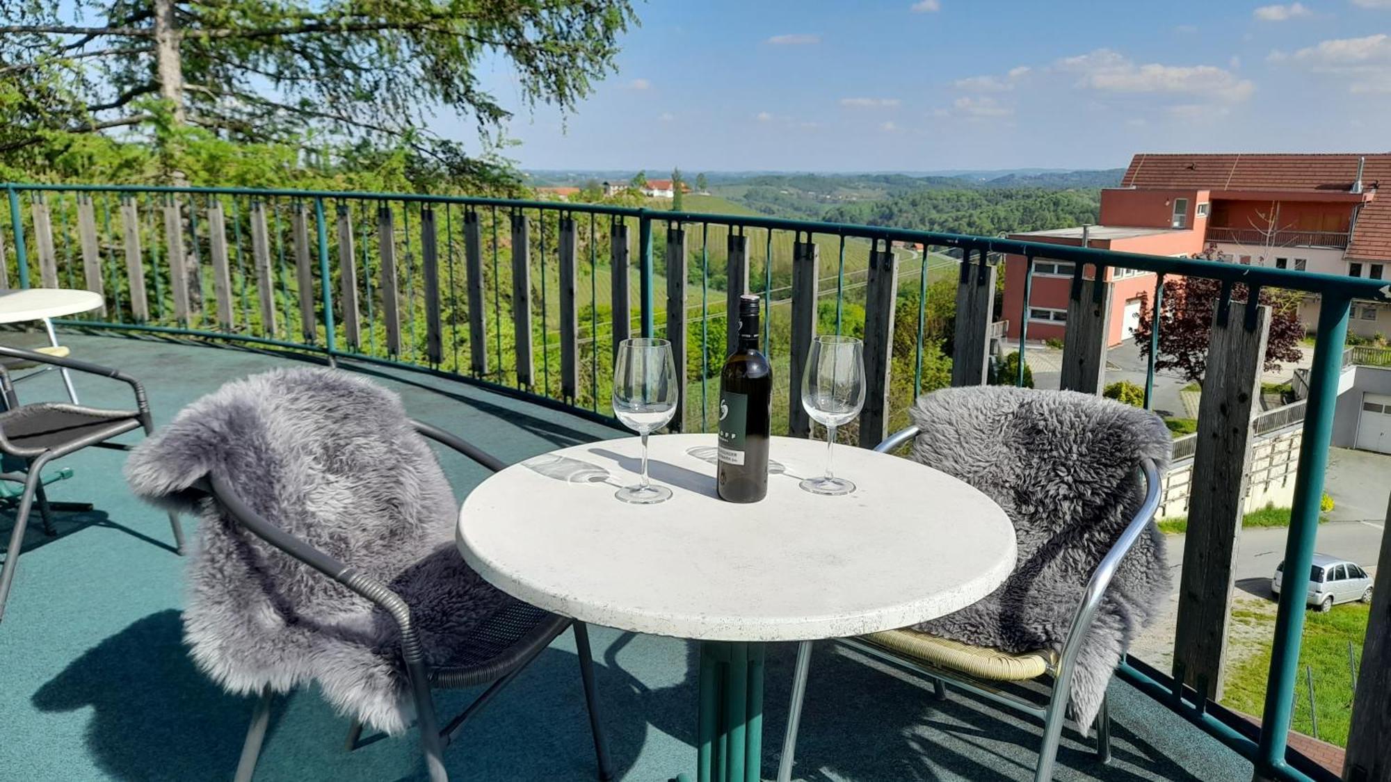 Glanz Und Gloria Weingartenapartment An Der Kellerstrasse, Viele Buschenschaenke, Sehr Ruhige Lage, Herrliche Aussicht! Leutschach Zewnętrze zdjęcie